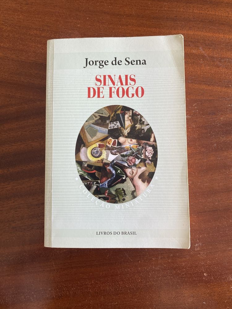 Livro Jorge de Sena - Sinais de fogo