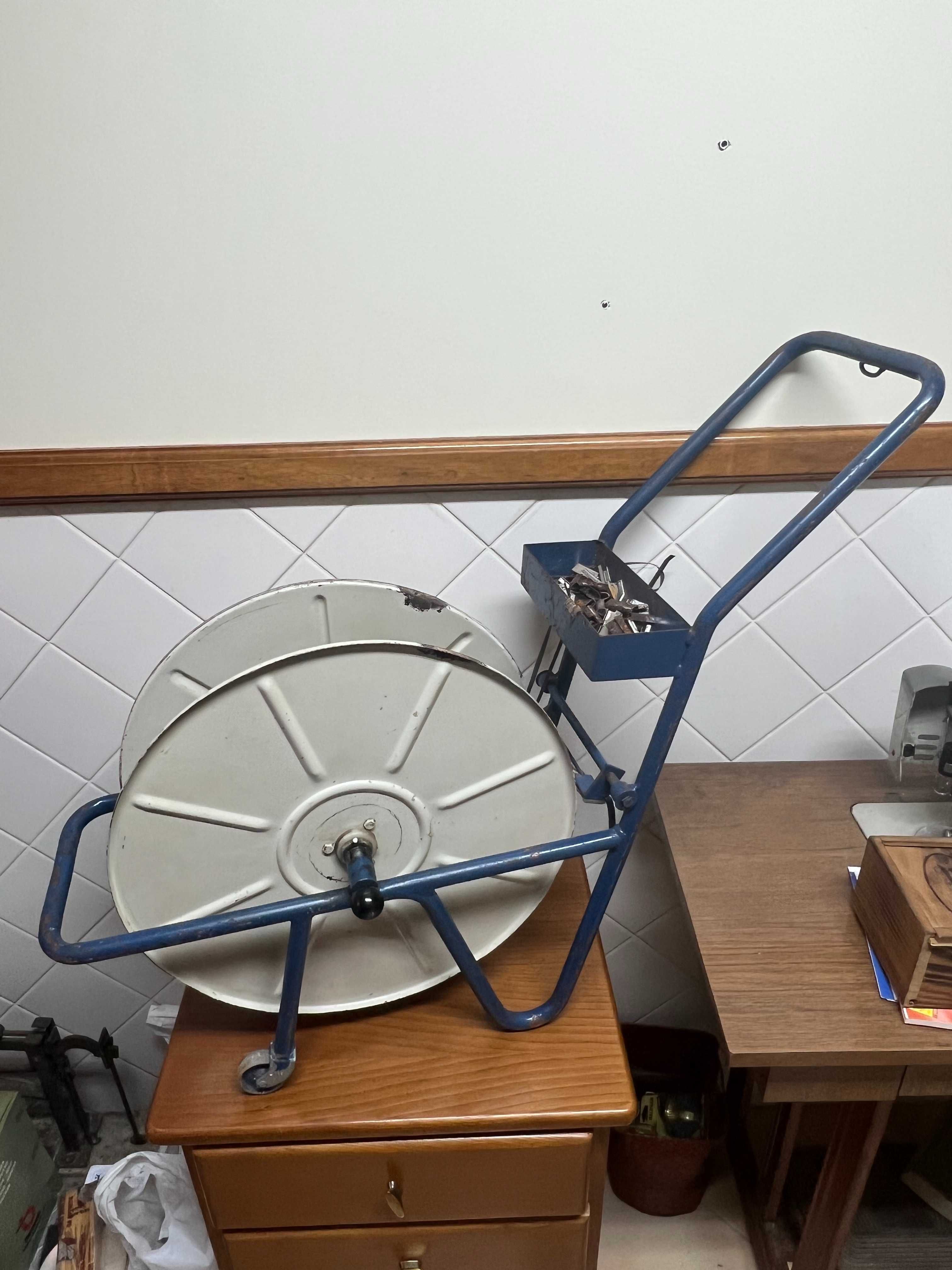 Combinado manual esticador–engastador – fitas de polipropileno - Usado