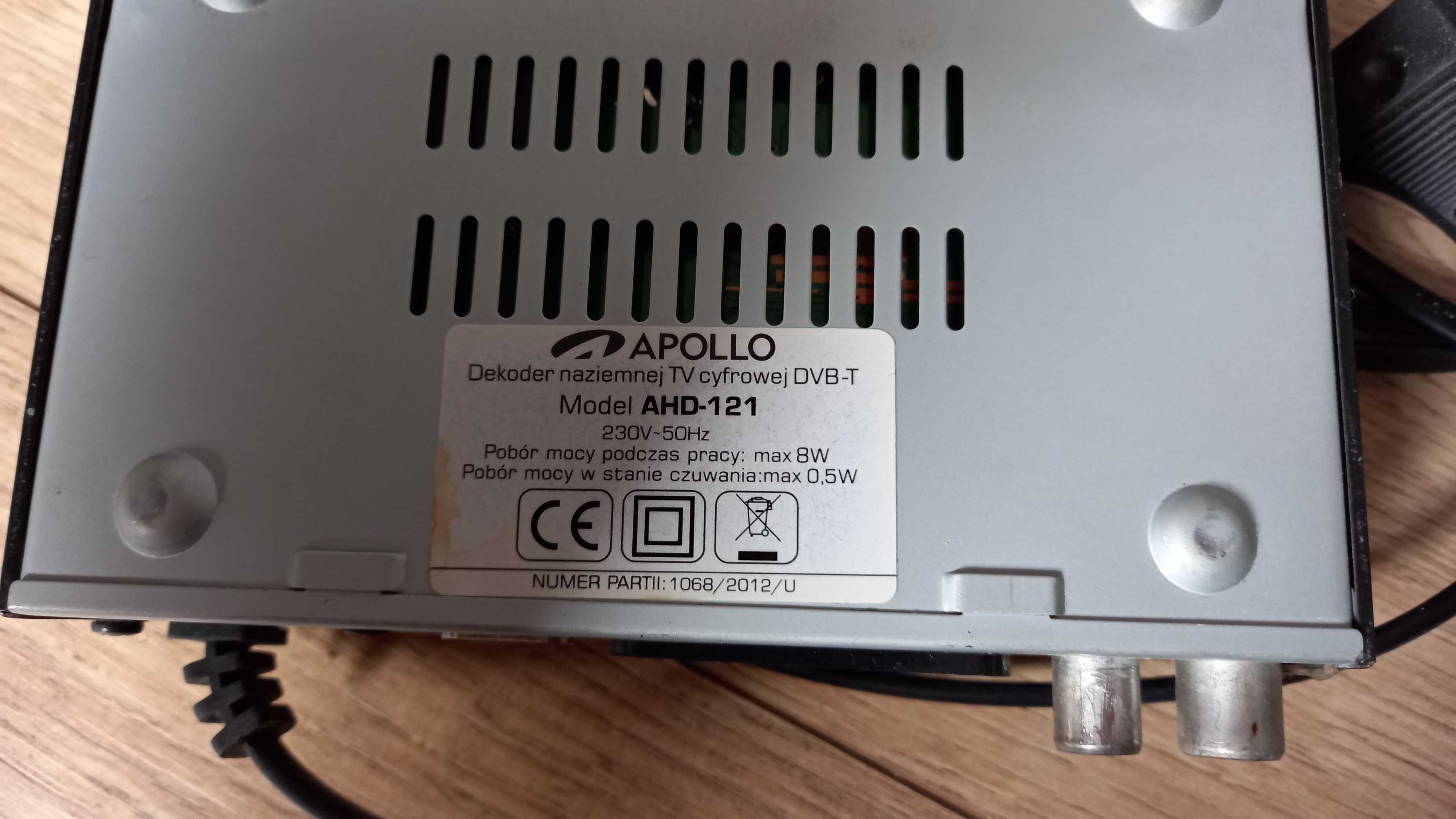 Apollo AHD-121 TV Tuner DVB-T