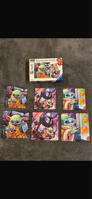 3 puzzles + 1 jogo 4-8 anos