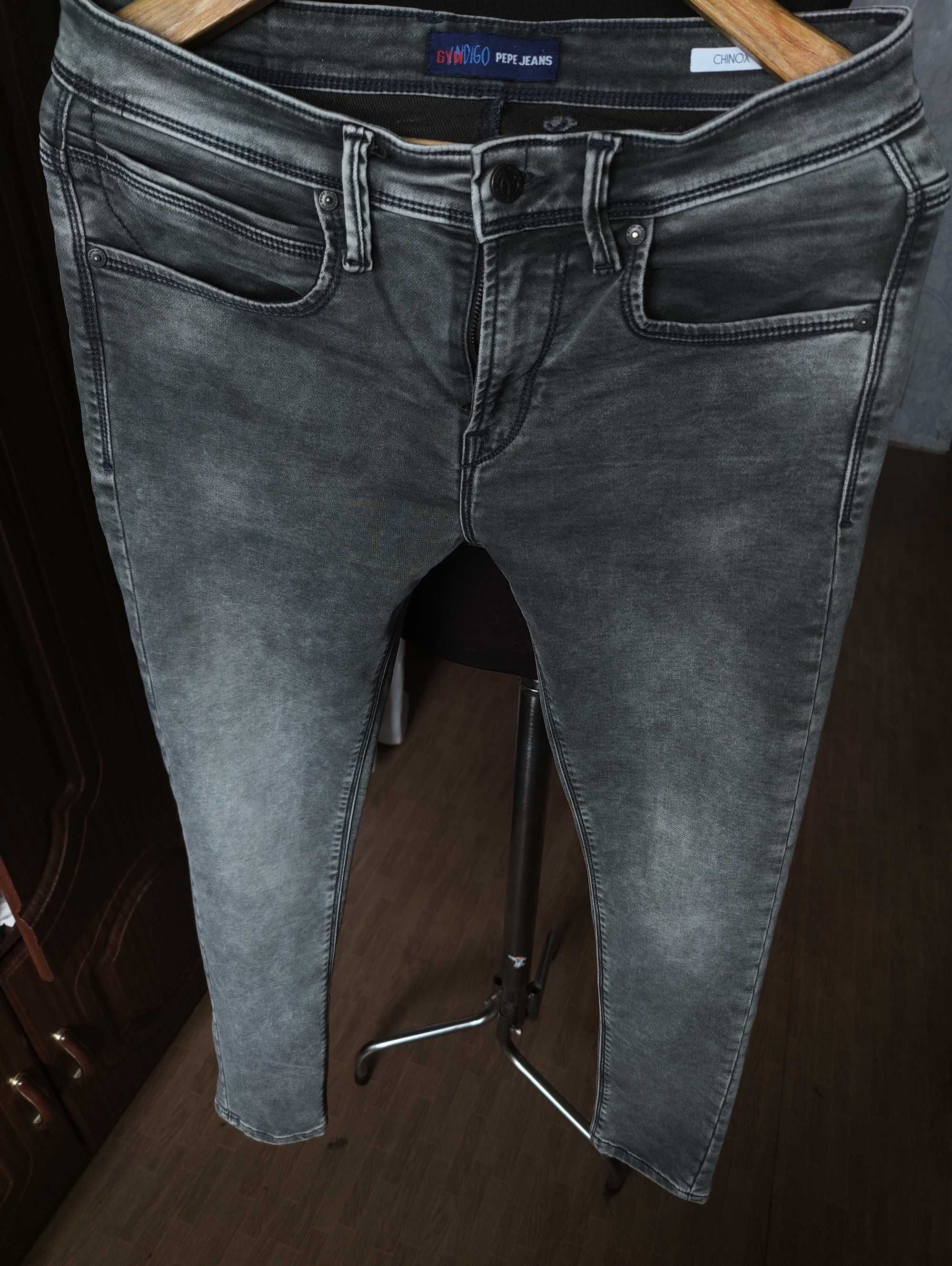 Джинсы Pepe jeans London United Kingdom w30 stretch grey.