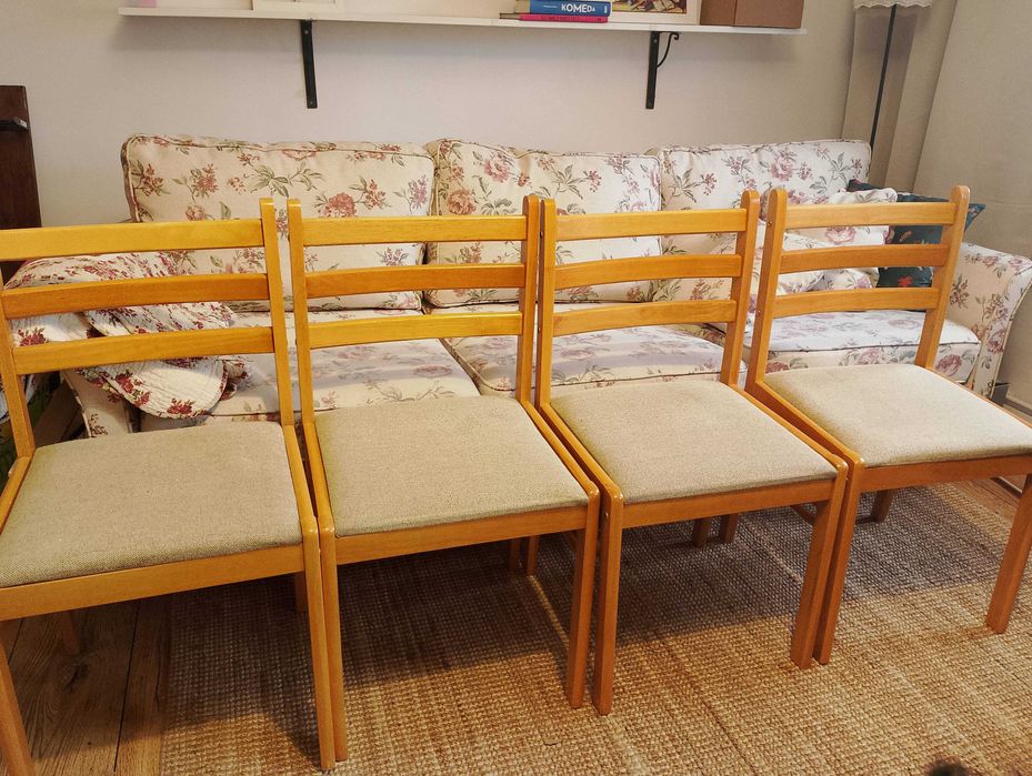 Stół i krzesła jak nowe