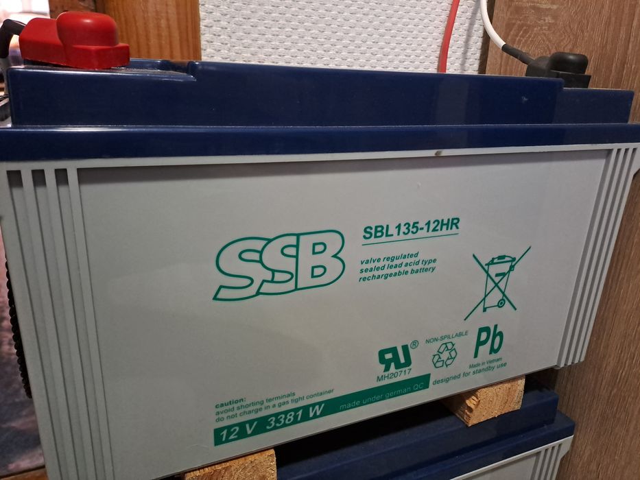 Акумулятори ssb 135 - 2шт - для інверторів