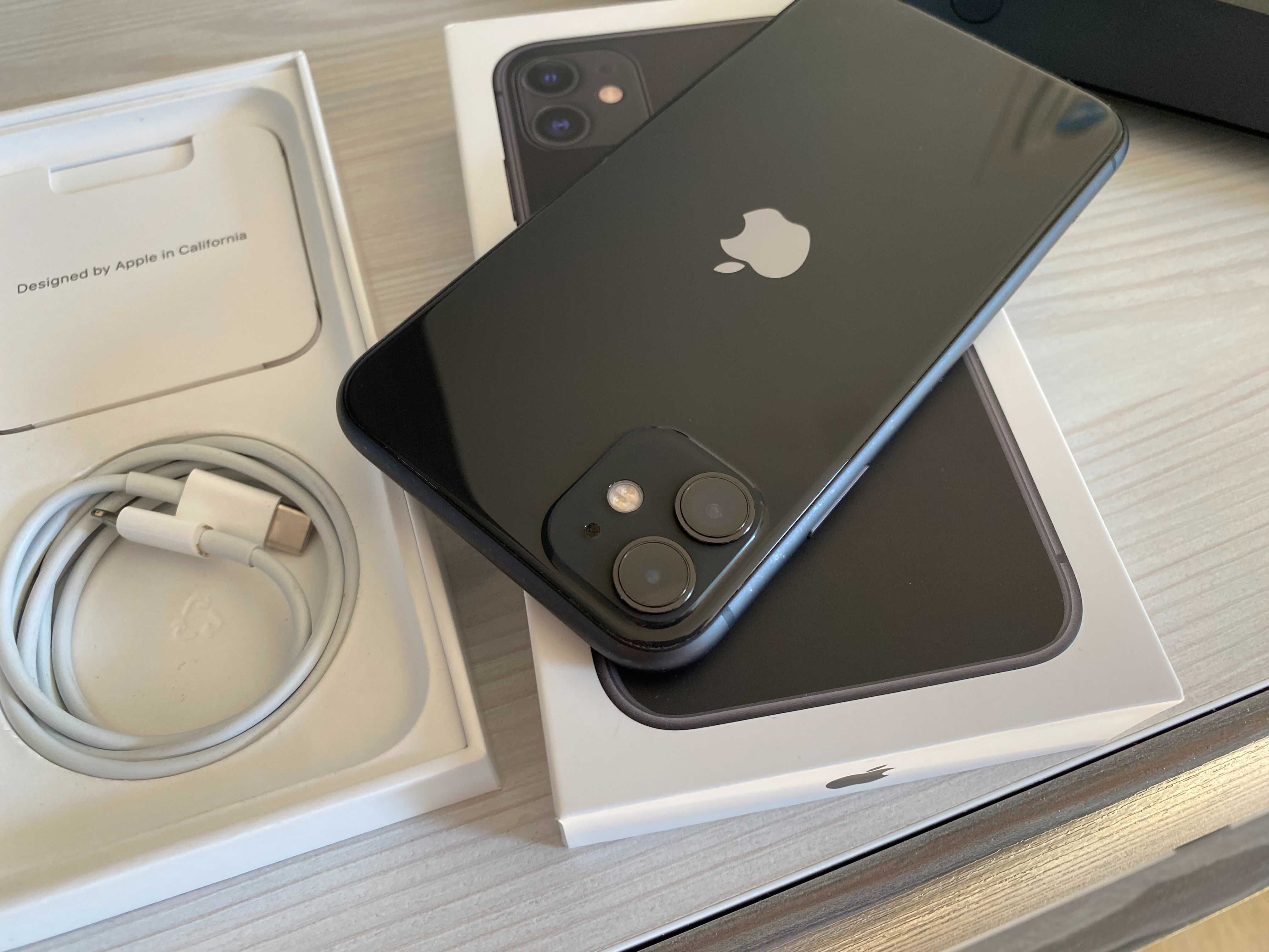 Smartfon Apple iPhone 11 64GB Czarny Komplet Dowód Zakupu