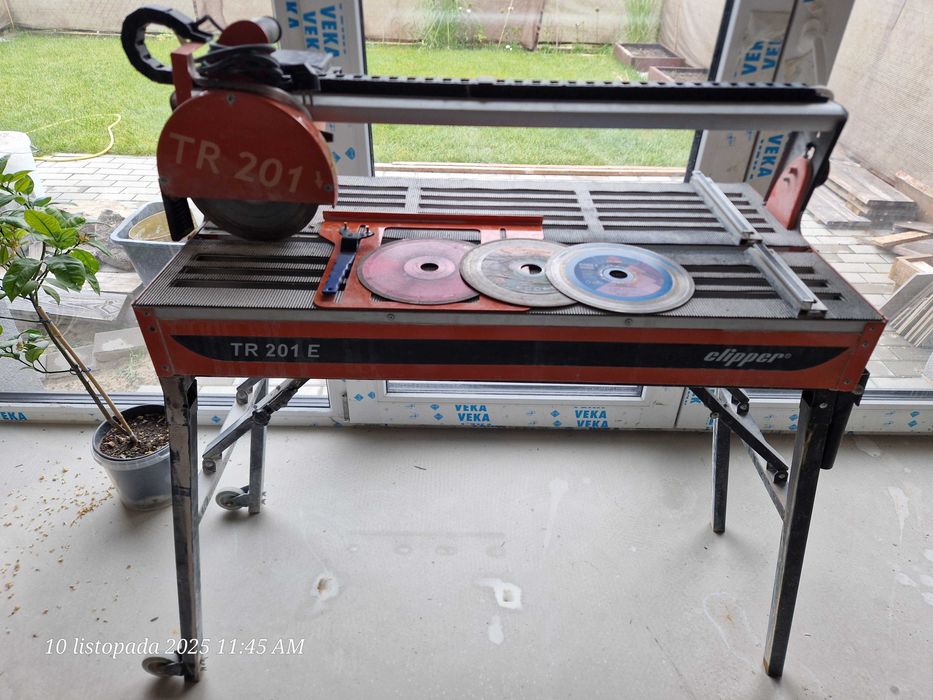 Przecinarka do glazury Norton + 4 tarcze