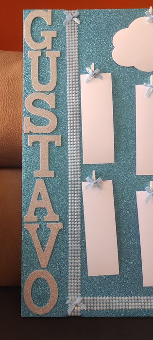 Placar para batizado personalizado