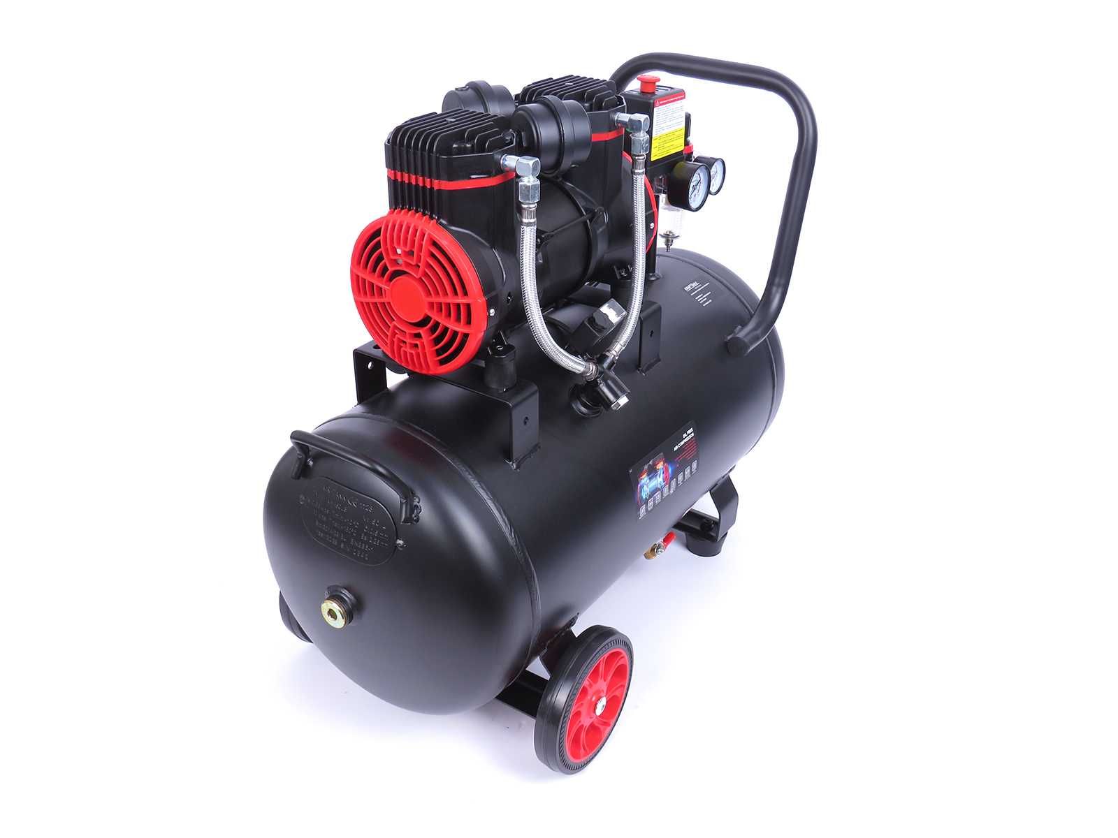 KRAFT&DELE Kompresor 50l Bezolejowy 2 Tłoki 2 Pompy Spreżarka KD1391