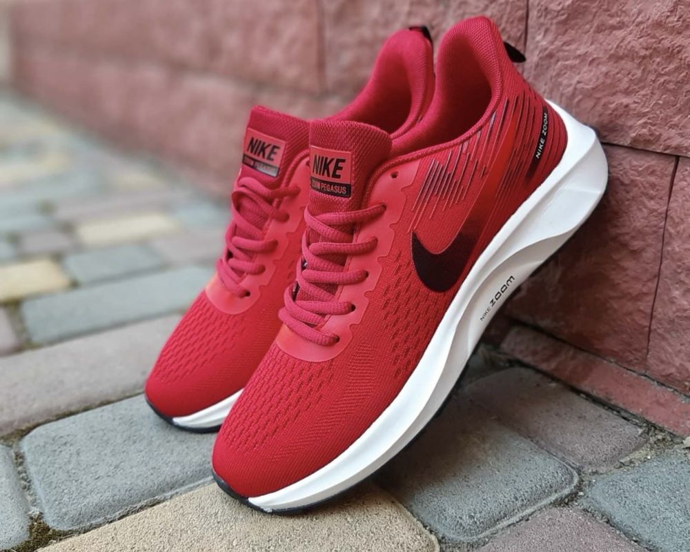 БЕЗ ПЕРЕДОПЛАТИ‼️Чоловічі кросівки Nike zoom pegasus red найк червоні