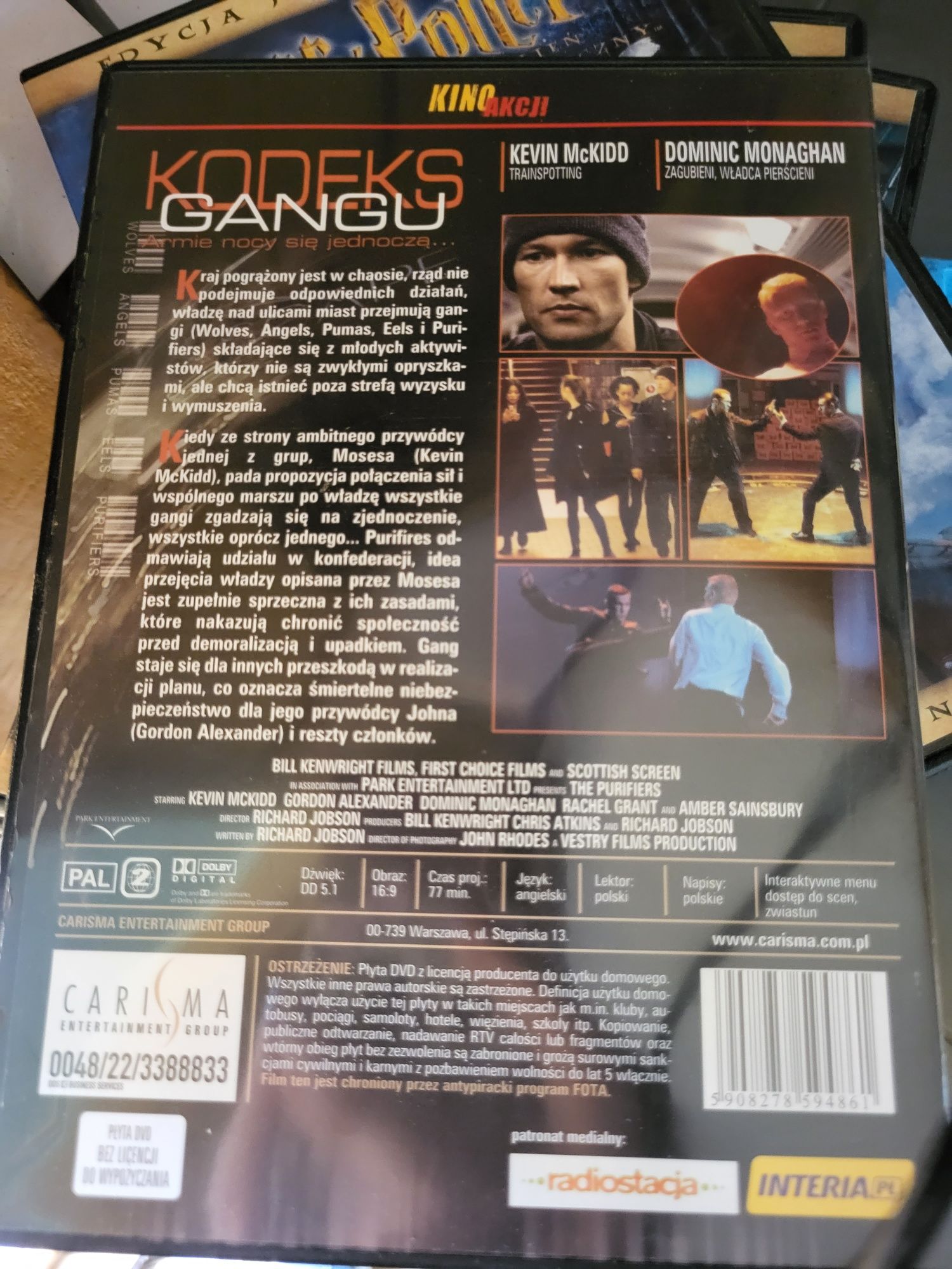 Film Dvd Kino Akcji Kodeks gangu