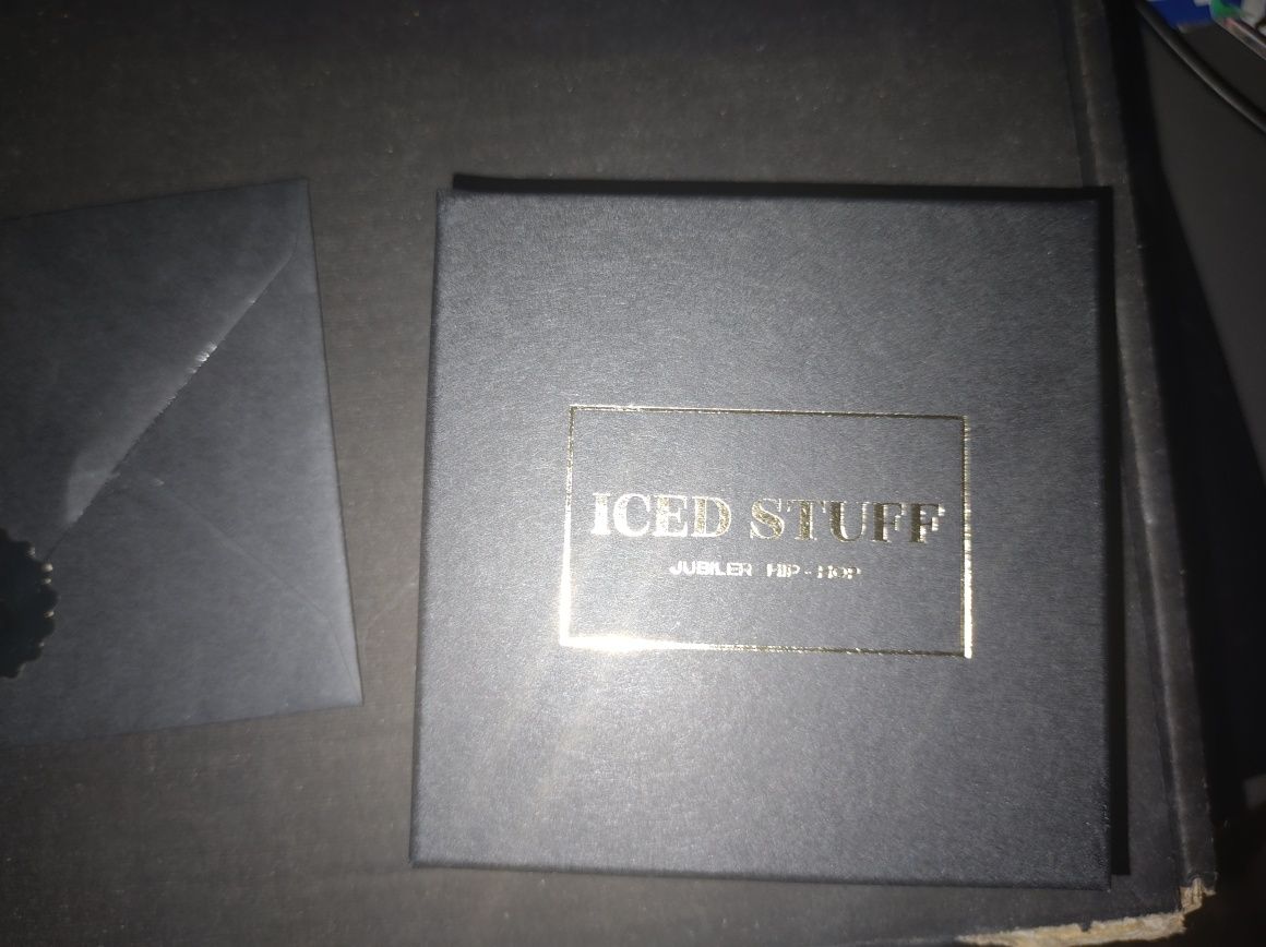 Chain ICED STUFF Miami Cuban 3 mm białe złoto