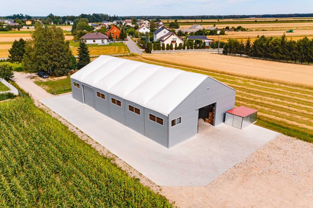 Hala Namiotowa Ocieplana THERMO ŁUKASIUK 15x30x4,65, FINANSOWANIE !!!