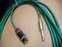 микрофонный кабель XLR+6.3мм 5м