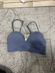 stanik biustonosz H&M push up powiekszający 75B niebieski