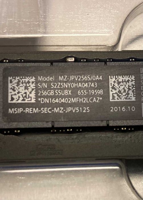 Disco SSD 256GB Macbook Air / Pro - 2015  – ORIGINAL