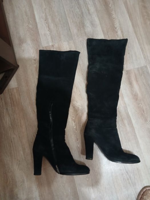 Замшевые ботфорды Basconi Италия