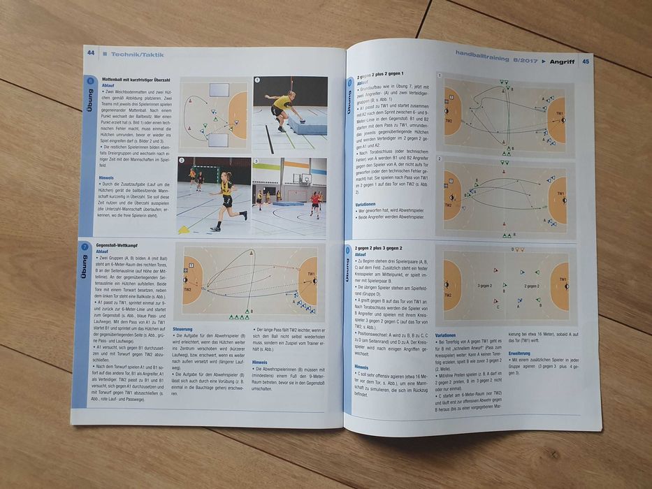 Czasopismo trenerskie Handballtraining, piłka ręczna, trener