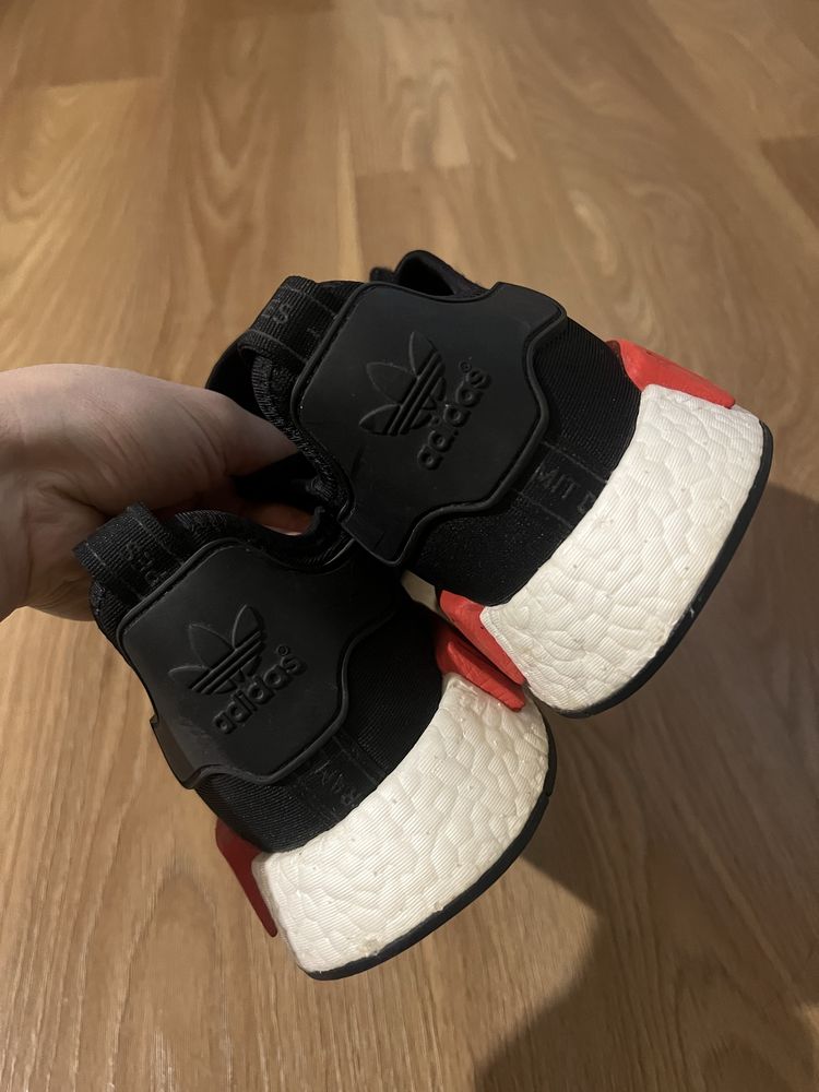 Кросівки Adidas NMD R1 Black Red White BB1969