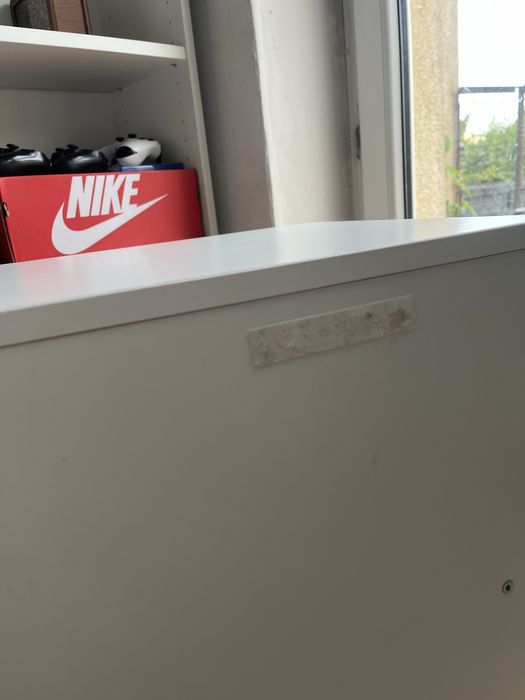 IKEA Biała szafka z 2 szufladami