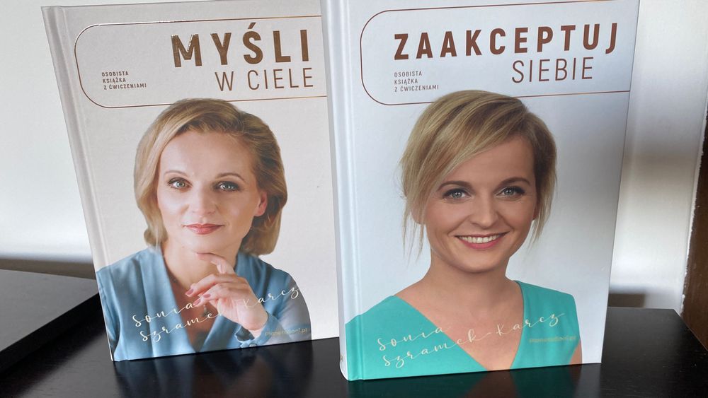 Zaakceptuj siebie i Myśli w ciele książki psychologiczne z ćwiczeniami