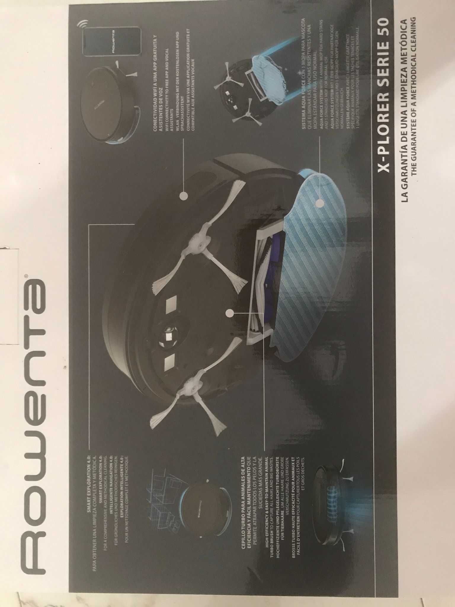 Robô Aspirador Rowenta Limpeza Automática Pouco Uso, Excelente Estado