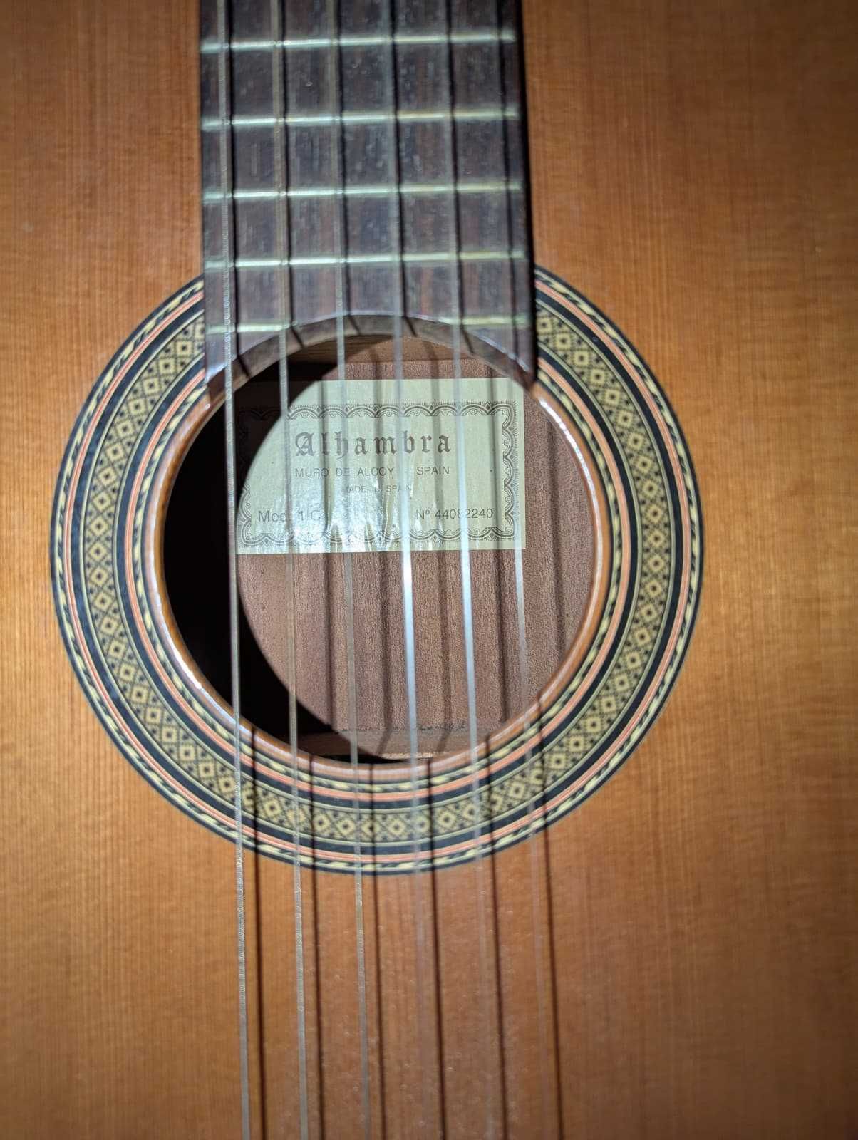 Guitarra Clássica Alhambra 1C – Feita em Espanha