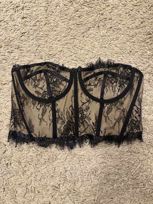 Gorset koronkowy Shein cielisty M