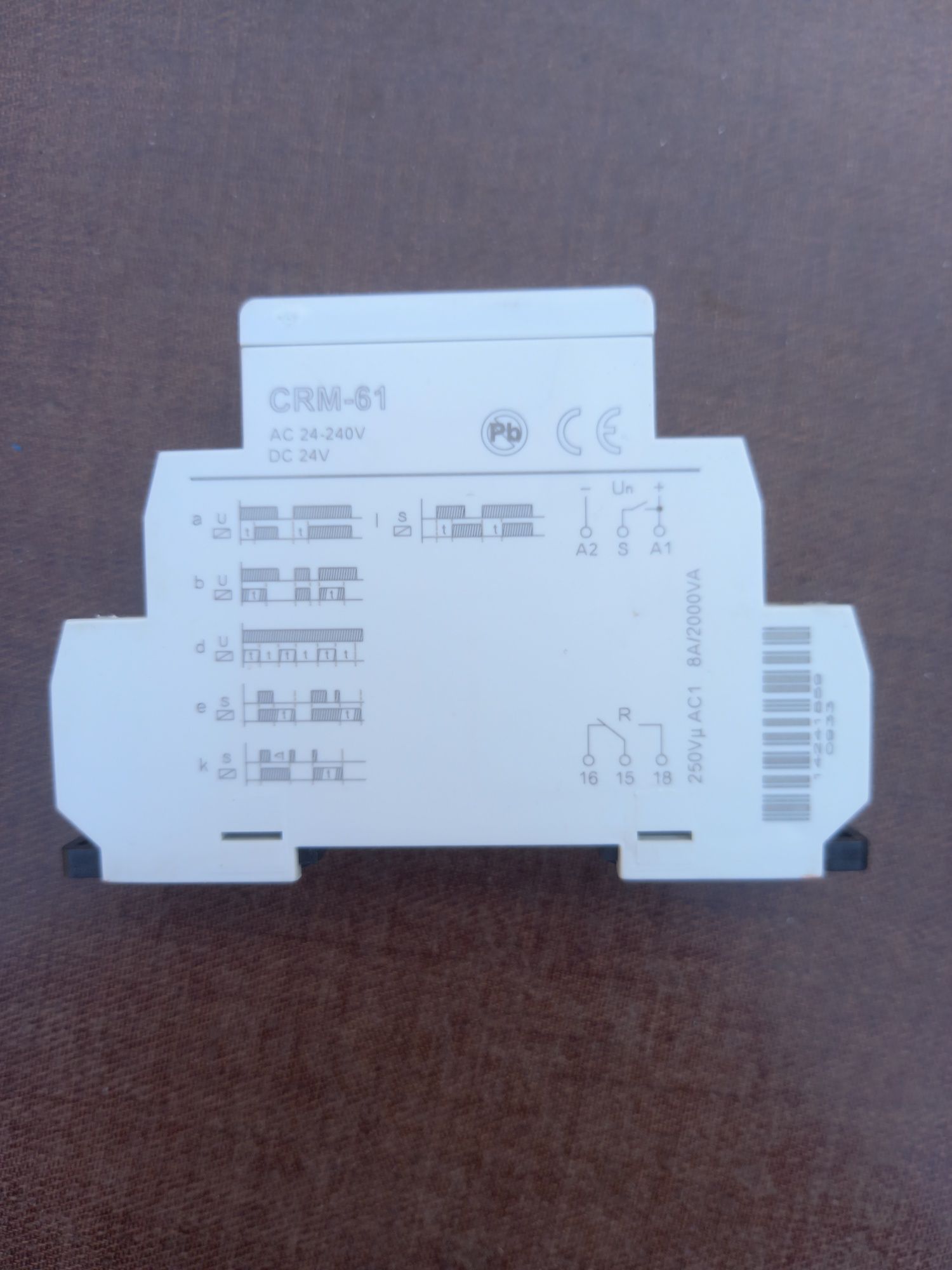 Реле времени CRM-61, 24-240 V AC/DC