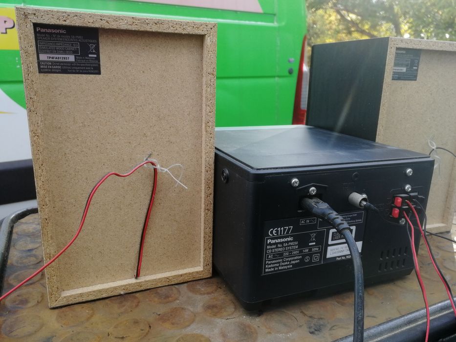 Mini wieża Panasonic Sa-pm250 Bluetooth wysyłka