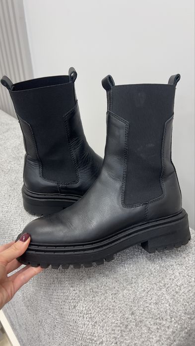 Ботінки челсі шкіряні Massimo Dutti 36