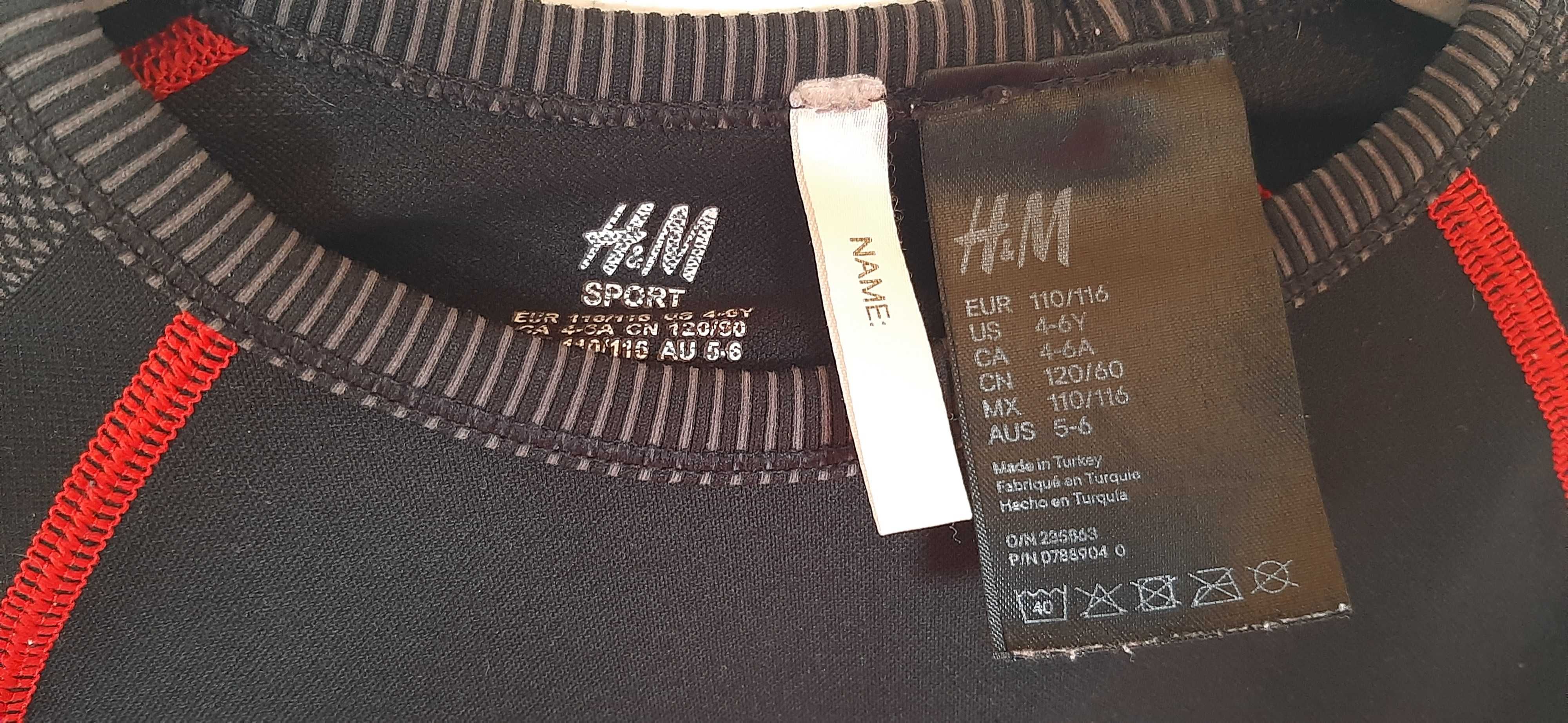 Koszulka termo H&M 4-6 lat 110 116 stan BDB