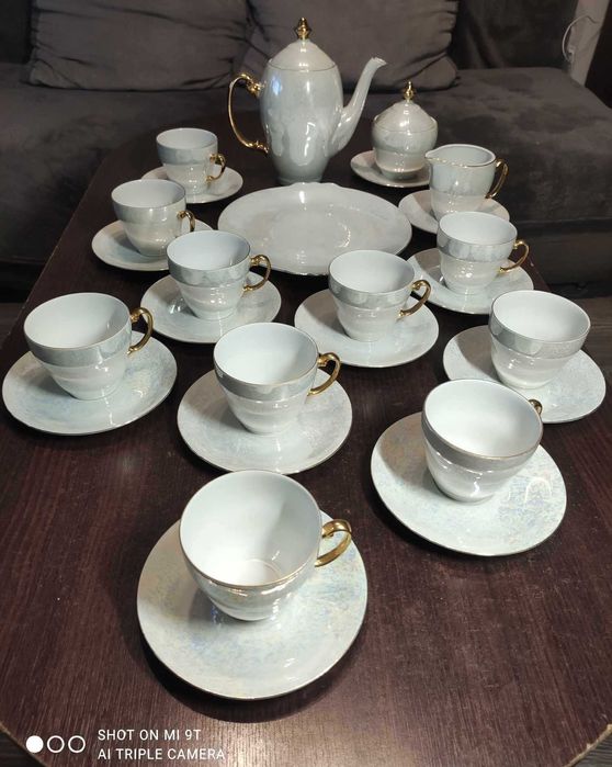 Porcelanowy serwis do kawy- Fabryka Porcelany Włocławek