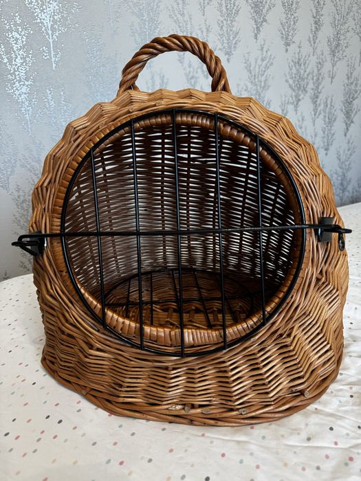 Transporter wiklinowy/ legowisko/ budka/ domek dla kota, psa, ktolika