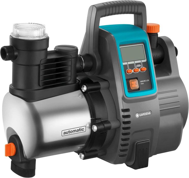 Zestaw hydroforowy GARDENA 6000/6E LCD Inox Premium