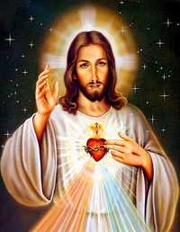 Malowanie Po Numerach Jezus Serce Jezusa Obraz z Ramą 40x50
