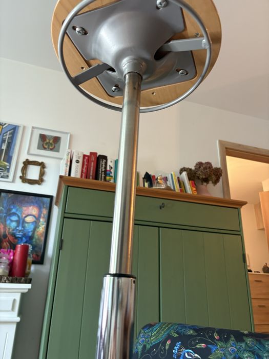 Hoker Belise z ruchomy siedziskiem regulowanym 2 sztuki, niebieski