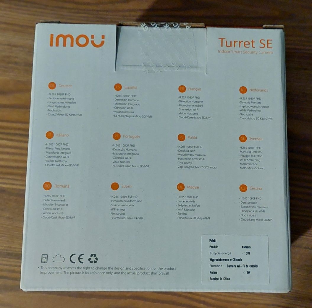 Kamera WiFi Imou Turret SE Ipc-t22ep