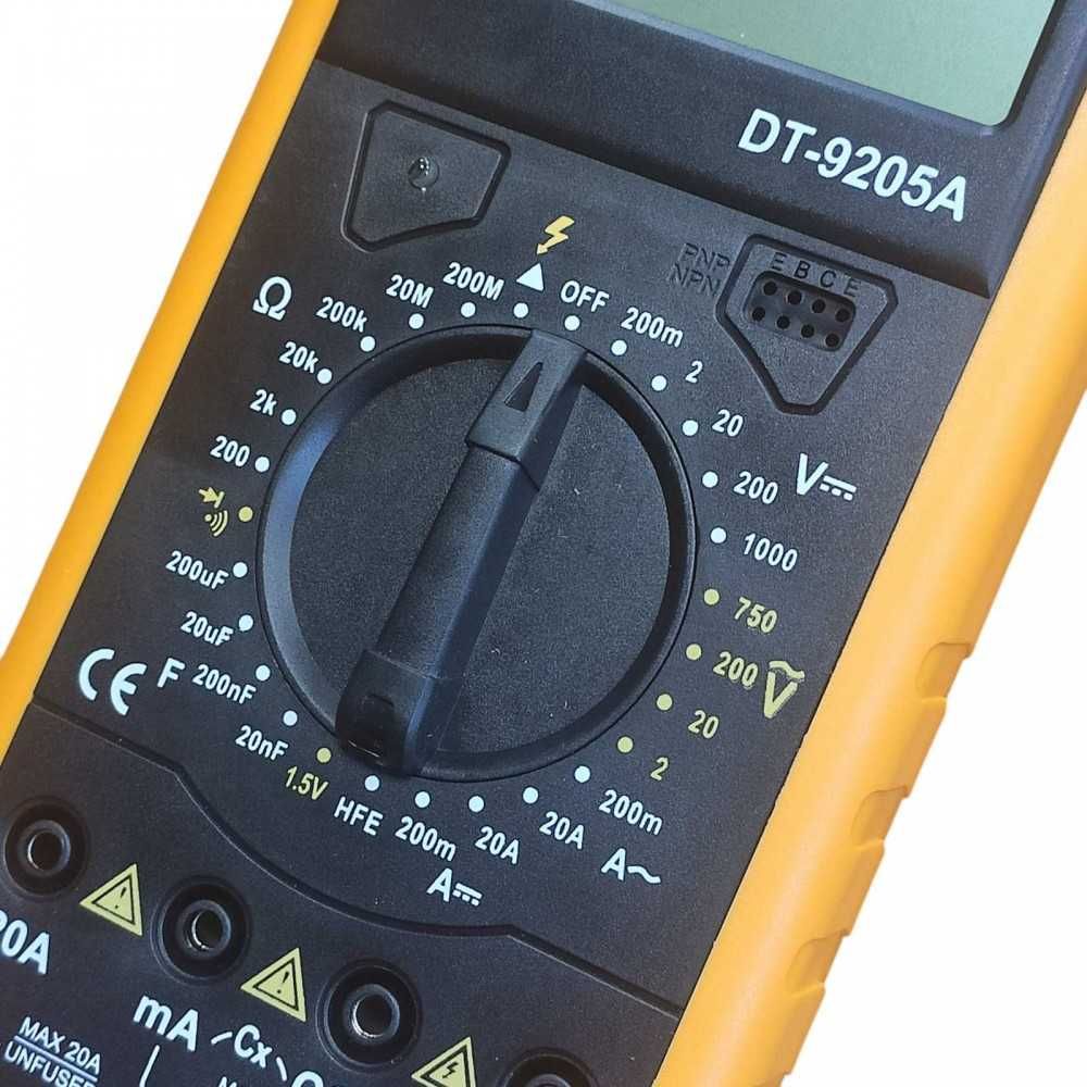 Цифровой Профессиональный мультиметр DT-9205A-1 тестер вольтметр