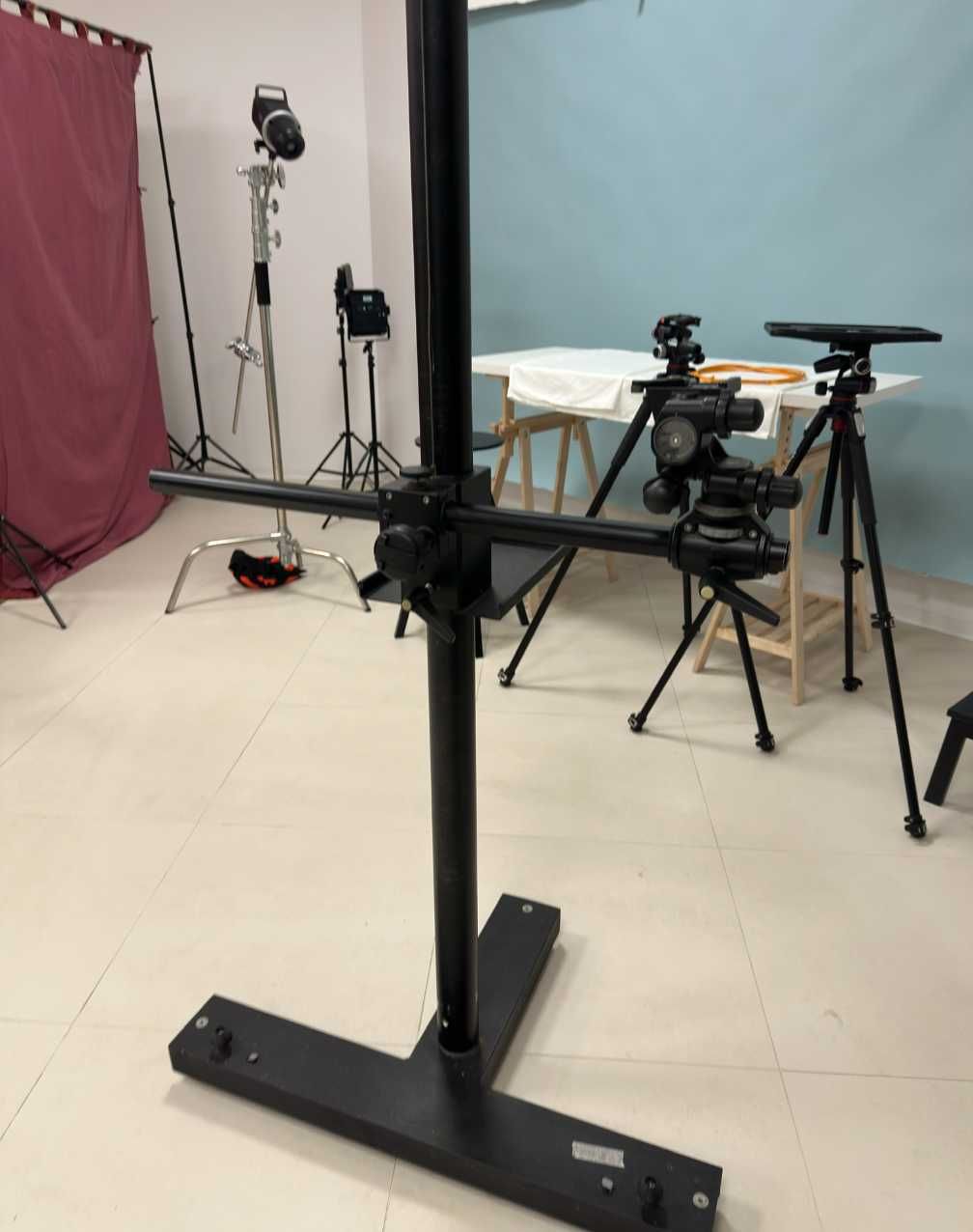 Tripé -Coluna - Professional para estúdio de fotografia  Manfrotto