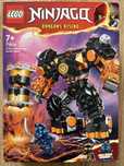Nowe Klocki LEGO Ninjago, Cole's Elemental Earth Mech. Wiek 7+