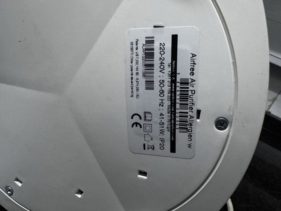 Purificador de Ar AIRFREE Allergien (24 m2)