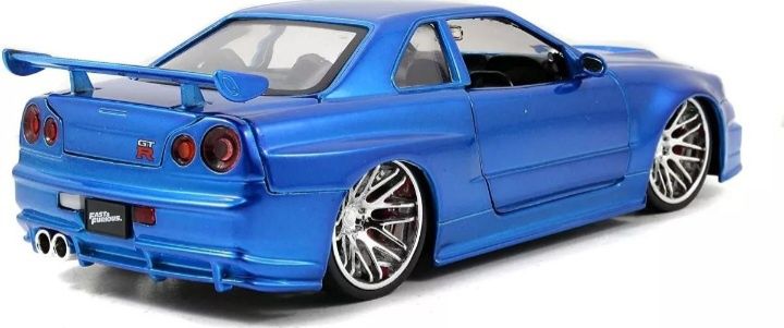 Jada 1:24 fast & furious  nissan skyline GT-R (R34)