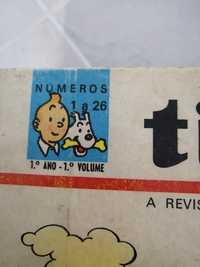 Revista Tintin (1º ano 1º volume) IMPERDÍVEL!