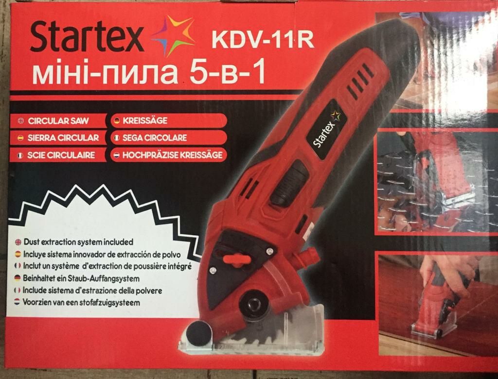 Startex пила циркулярная мини 5 в 1