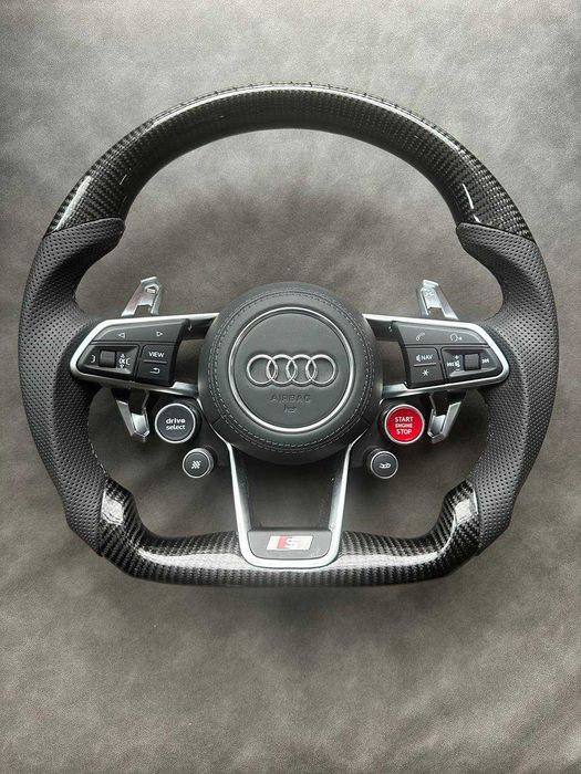 Кермо Руль Audi RS A3 A4 A5 A6 A7 2012-2018 Ауді Карбон VAG