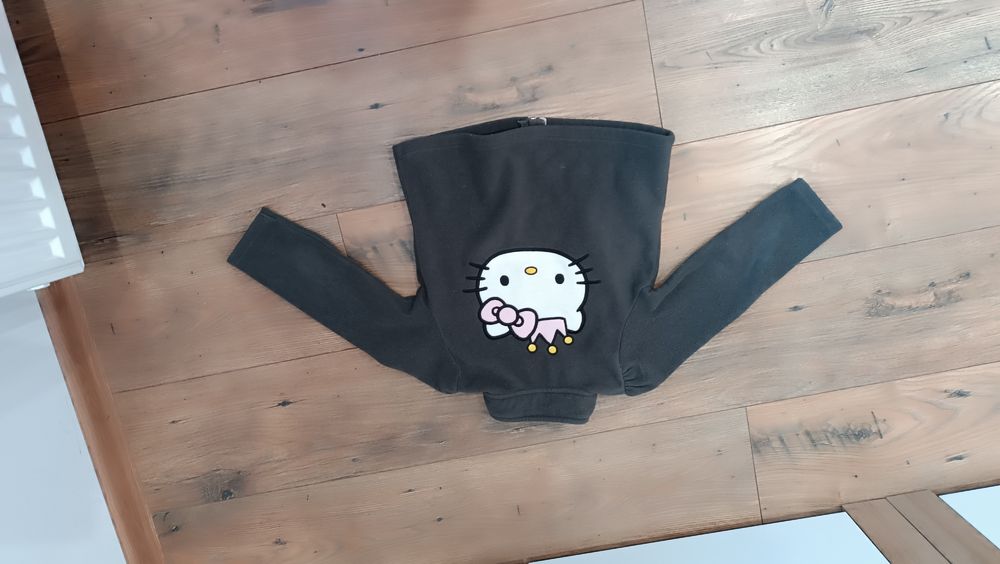 Bluza 98- 104 H&M Hello Kitty polarowa szara