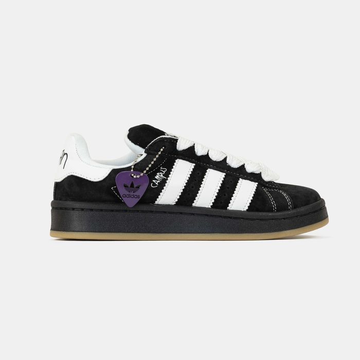 Женские кроссовки Adidas Campus Black Premium. 36-40