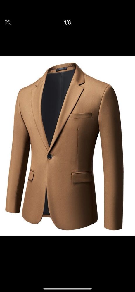 Blazer Camel moderno