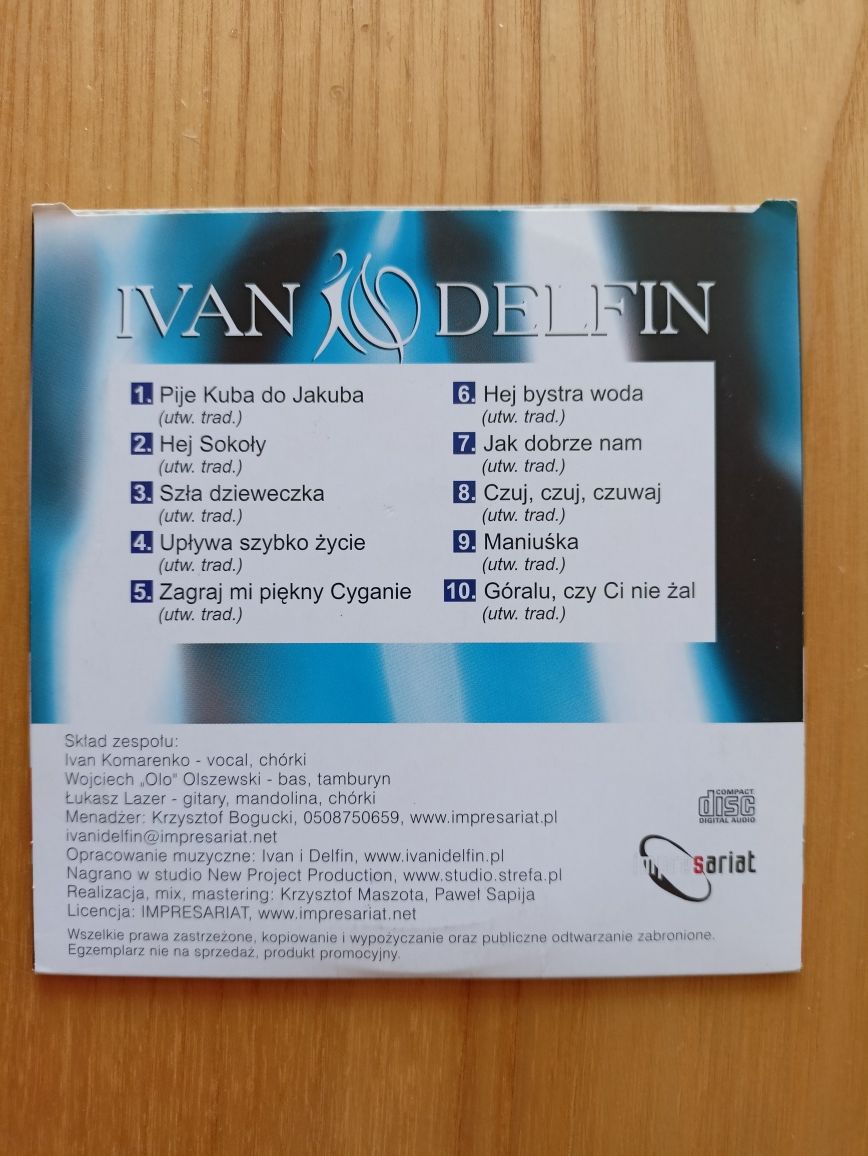 Iwan & Delfin na płycie CD