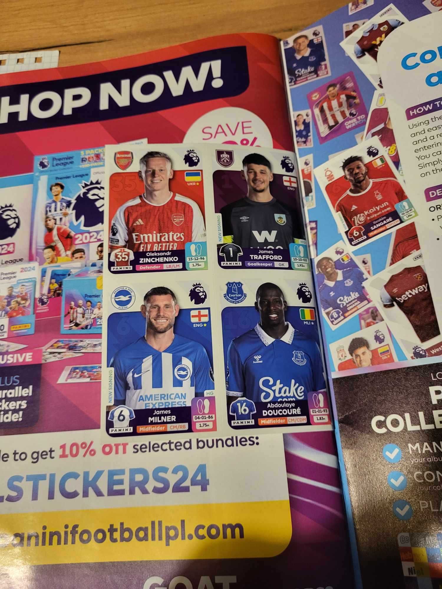 Album na naklejki Panini Premier League 2024