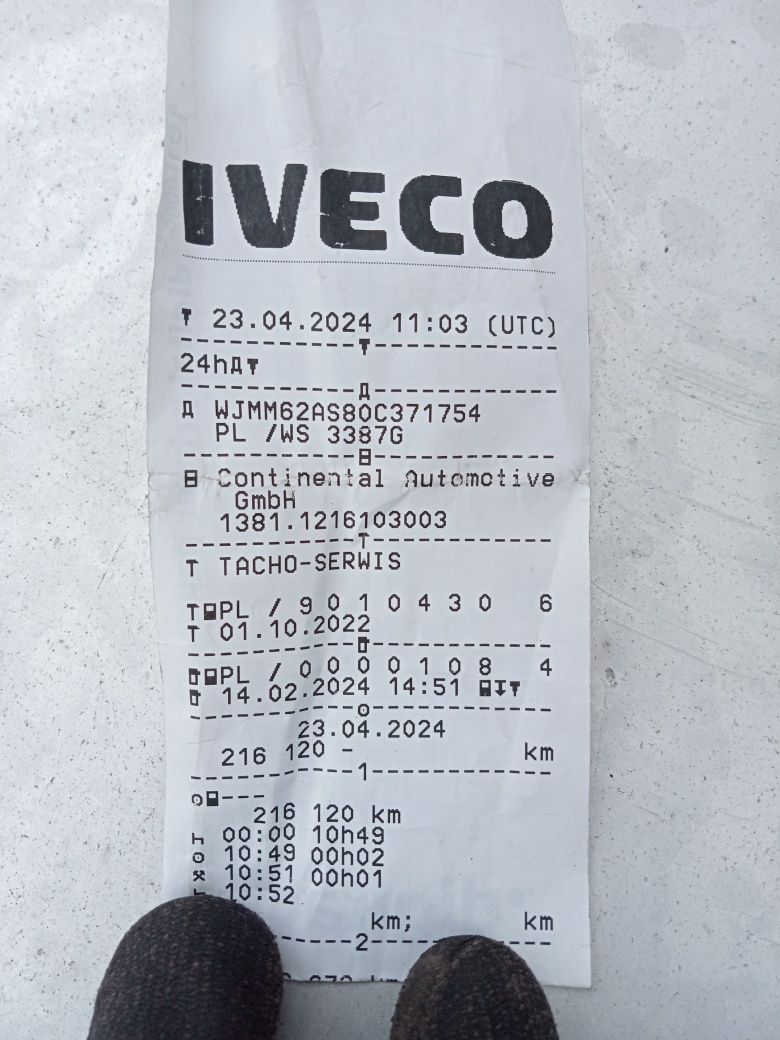 Silnik Engine Iveco Stralis 420km Euro6 216tys. Km Możliwość Odpalenia